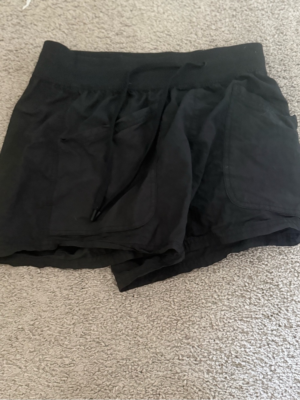 CALIA Women’s Black Drawstring Pocket Shorts